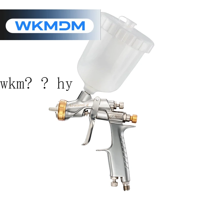 

Японский автомобильный распылитель VIONE W-400WBX g u n, пневматическая водная краска с V-образным зазором, насадка OEM, настраиваемая