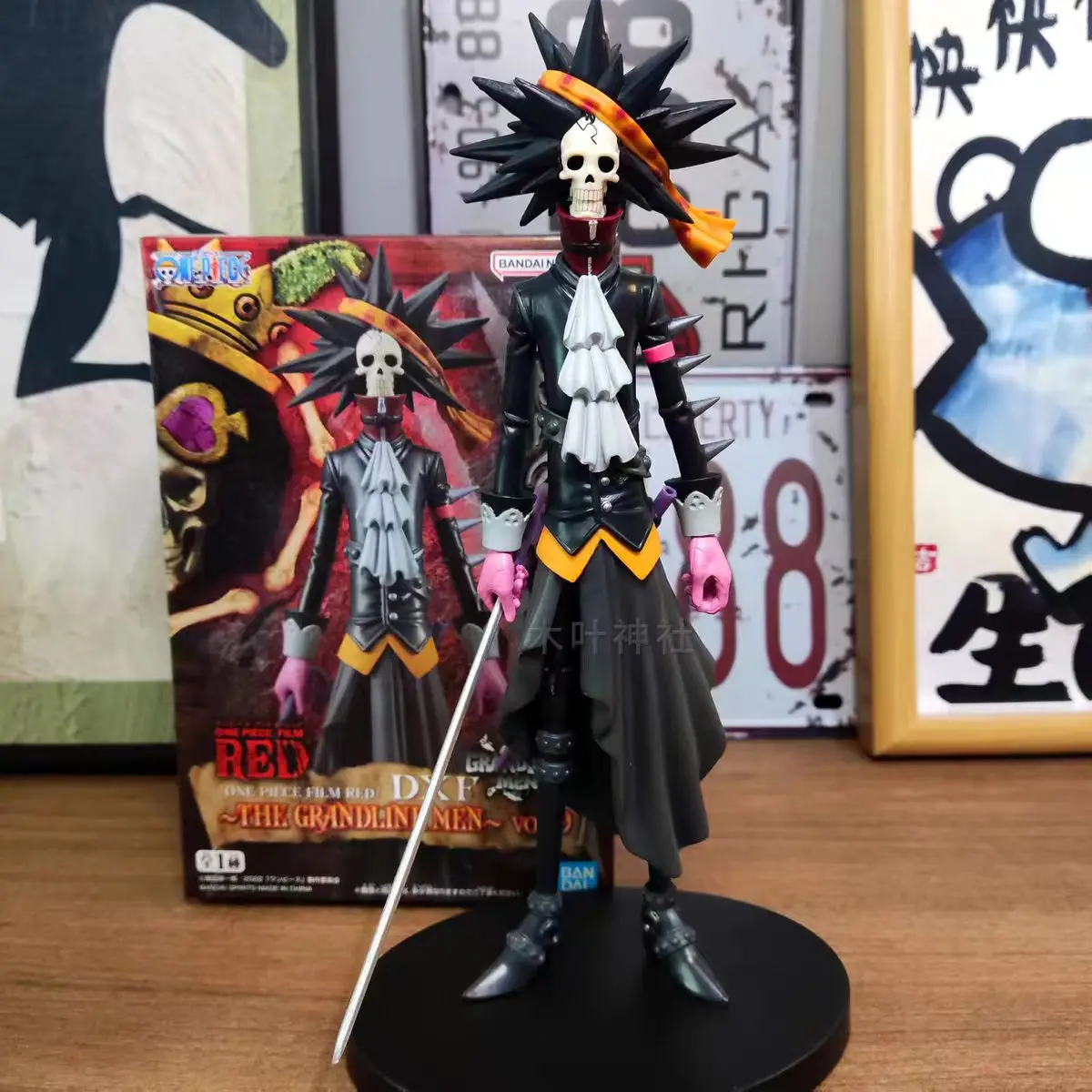 Bandai Genuine ONE PIECE BROOK/Law/Shanks Action Figures Desktop Ornament Decoration Collectible Model Toys Kids Birthday Gift
