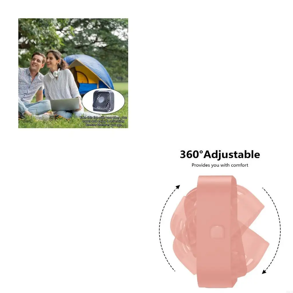 

M6CB Desktop Fan Electric Fan Efficient Cooling Device ABS Texture Table Fan Electric Cooling Fan for Indoor and Outdoor Use