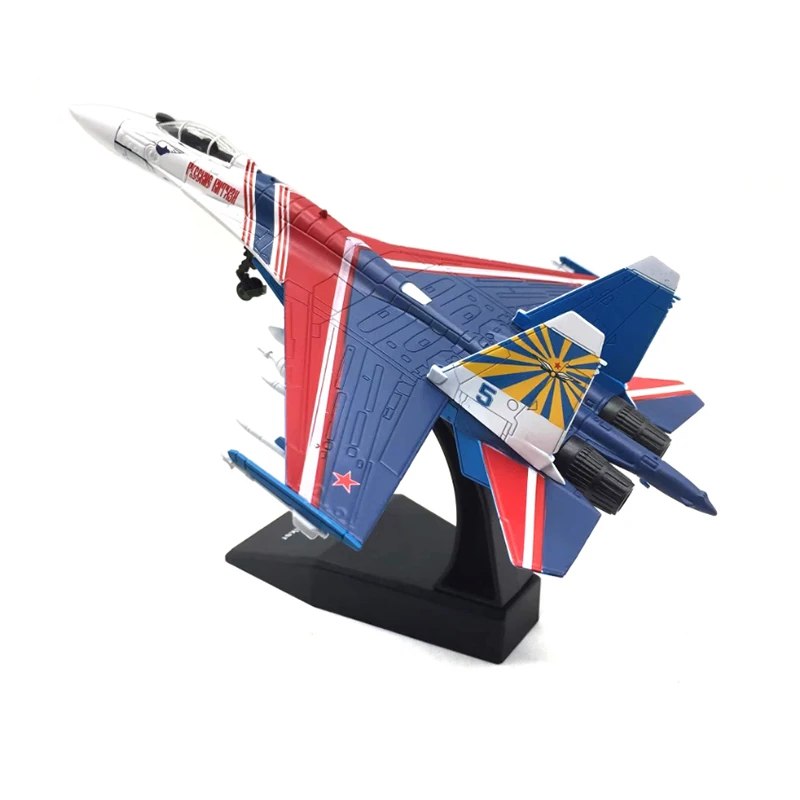 1/100 Scale Diecast Metal Alloy Russia Flanker SU 35 Su-35 SU35 Performance Aircraft Airplane Fighter Model Toys For Collection