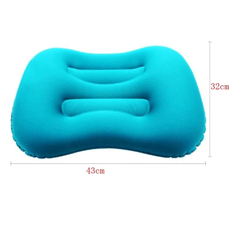 Inflatable Air Bed Travel Pillow Cushion For Camping Hiking Backpacking