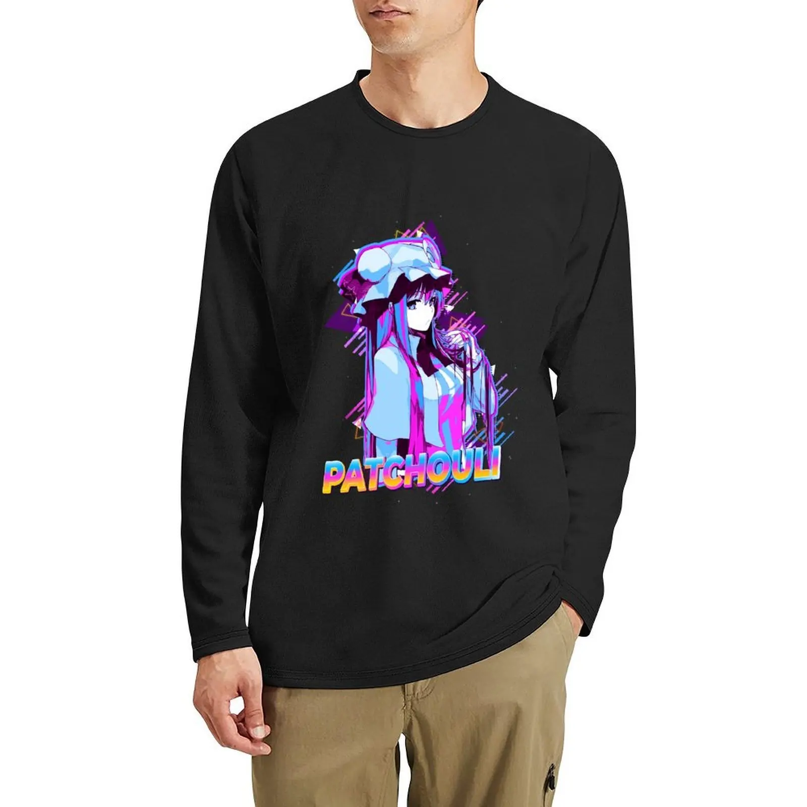 

Patchouli | Touhou Long T-Shirt animal print shirt for boys oversized t shirts sweat shirts customized t shirts T-shirt men