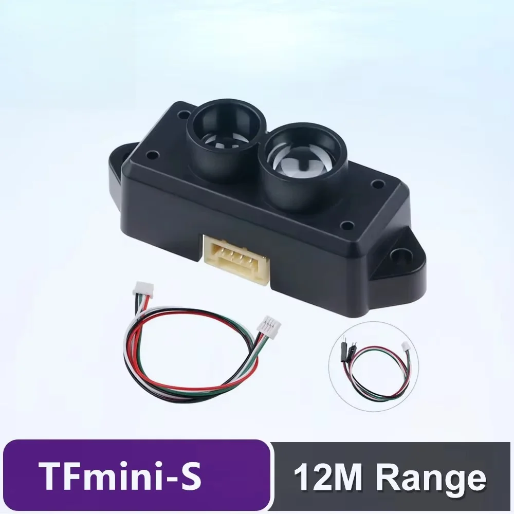 TOF Single Point Micro Sensor UART & IIC 0.1-12m  Range Sensor Module Benewake TFmini-S Lidar