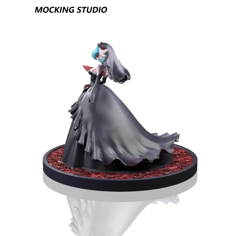 MOCKING STUDIO: GK's Mega Black Wedding Gown Gardevoir 1/20 Scale Figure From Hanayo Series, Decorate Models, Collect Gifts,