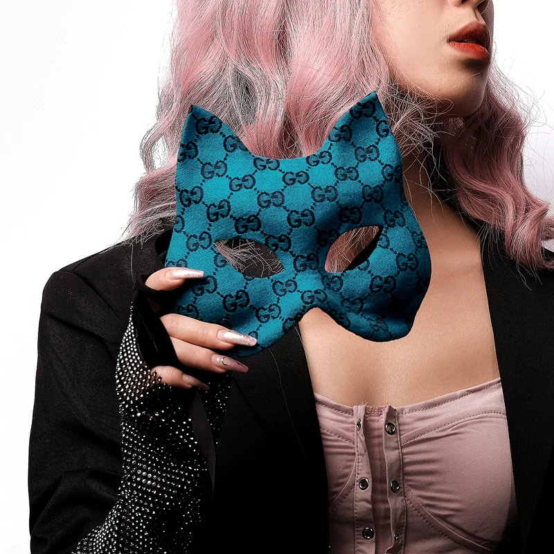 

Lady, animal, white cat, fox, cosplay mask, Belialian style, Chinese opera mask, Halloween performance