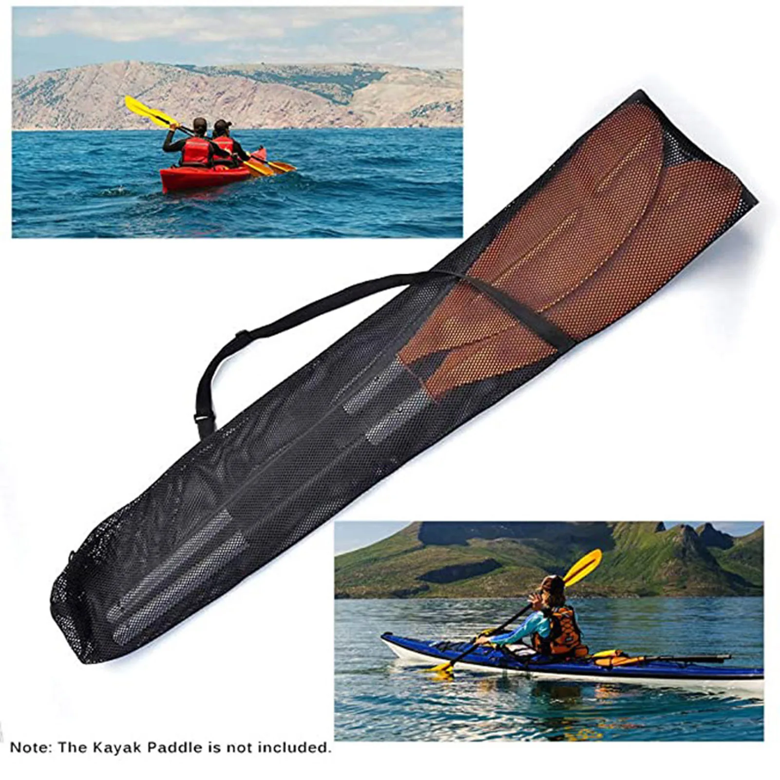 Bolsa de transporte para canoa y Kayak, bolsa de almacenamiento acolchada impermeable, accesorios para barcos