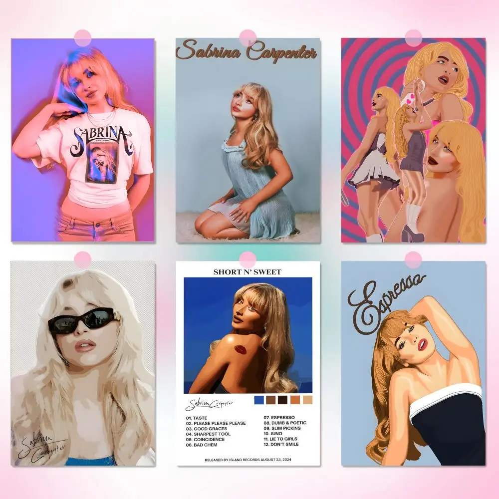 Singer S-Sabrina Carpenter Perfect Idea Easy Room Transformation Modern Wall Setup Fast DIY Decor Trending Home Setup Poster