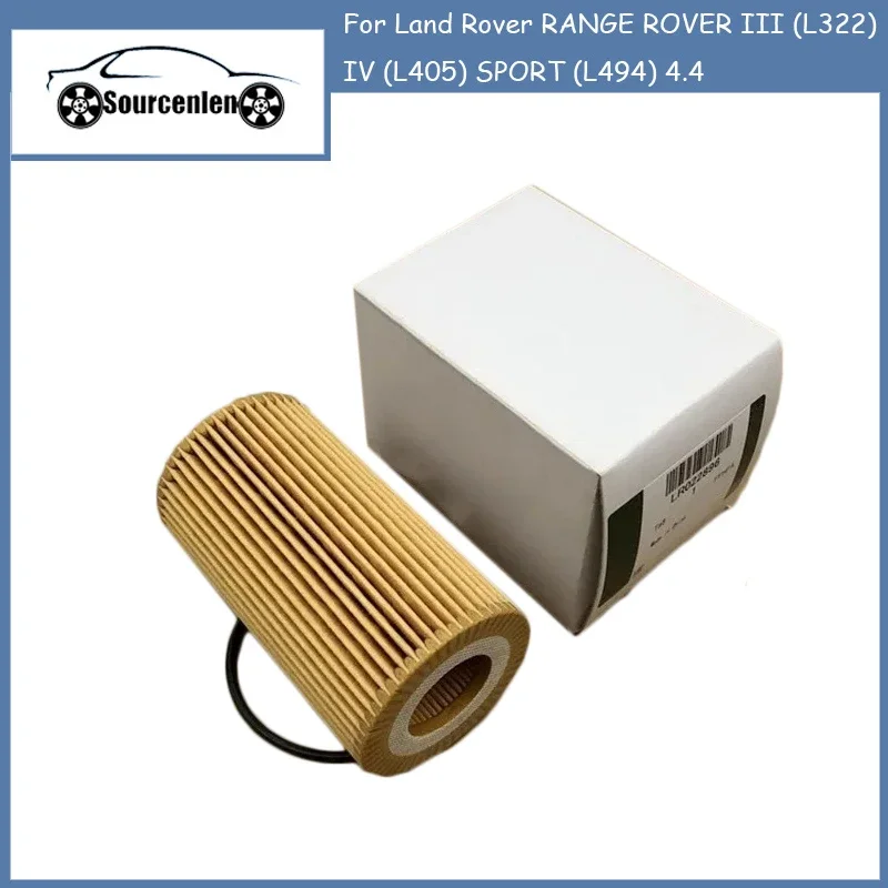 

Элемент масляного фильтра подходит для Land Rover RANGE ROVER III (L322) IV (L405) SPORT (L494) 4,4 OEM NO LR022896