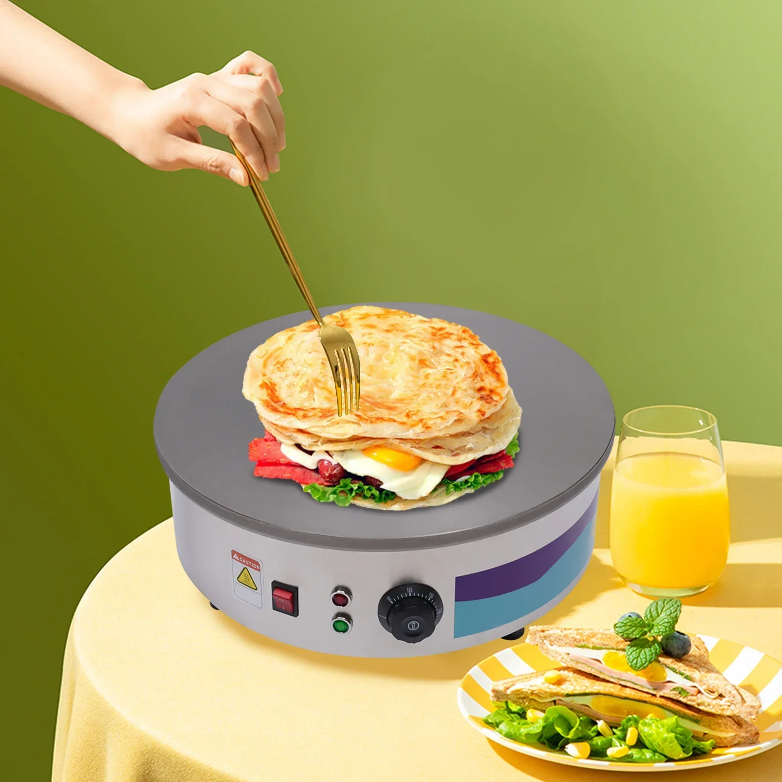 SX 450P crêpière professionnelle plaque Gert crêpière Gastro 45cm 3KW 220V maison commerciale