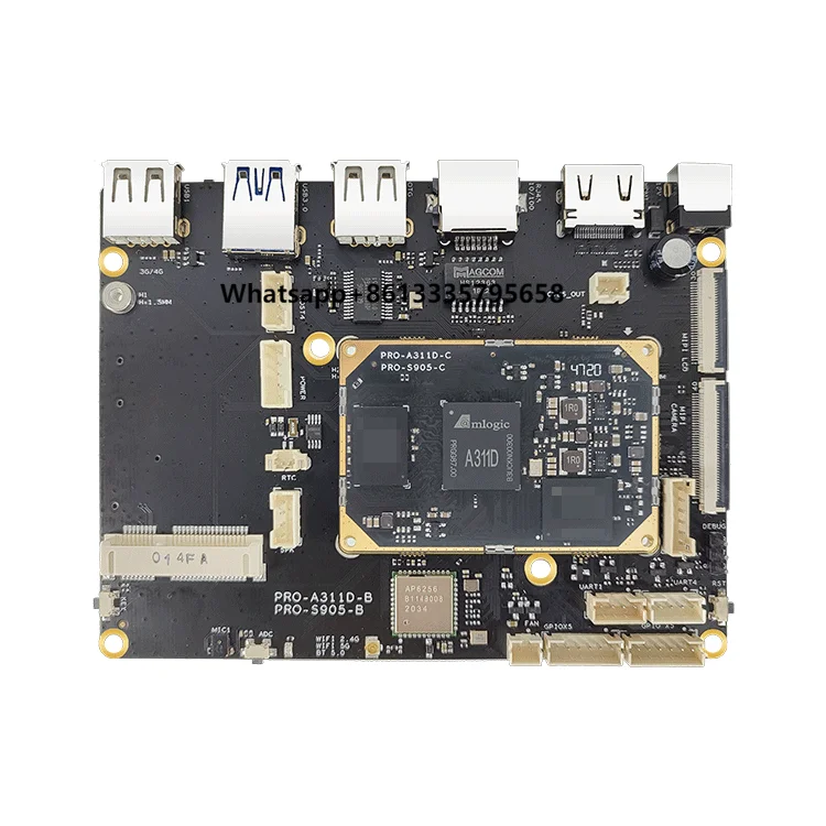 

AMLOGIC A311D Development Board PRO-A311D 4K 5T NPU Core Board with Rongpin Kit for Advanced Projects