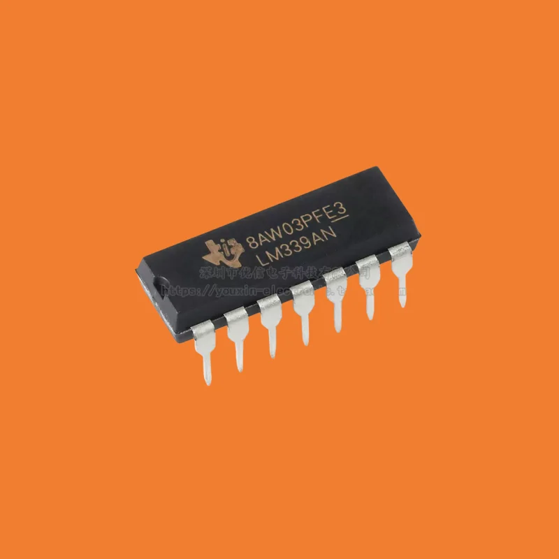 10pcs/Original genuine direct insertion LM339AN PDIP-14 four-way differential comparator IC chip