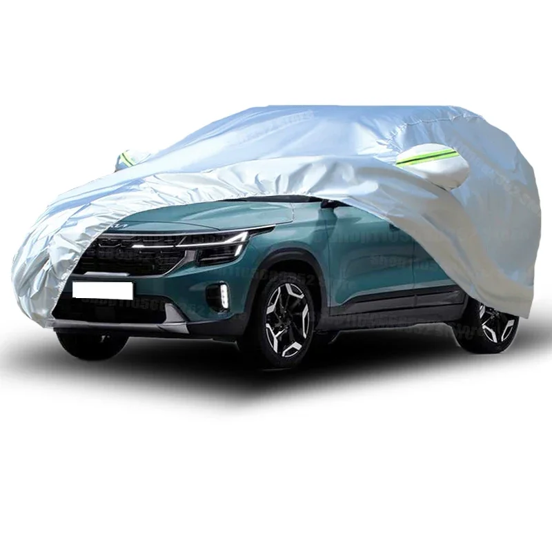 For KIA Seltos Car Cover Outdoor Protection Covers Snow Sunshade Waterproof Dustproof Exterior UV Car Accessories