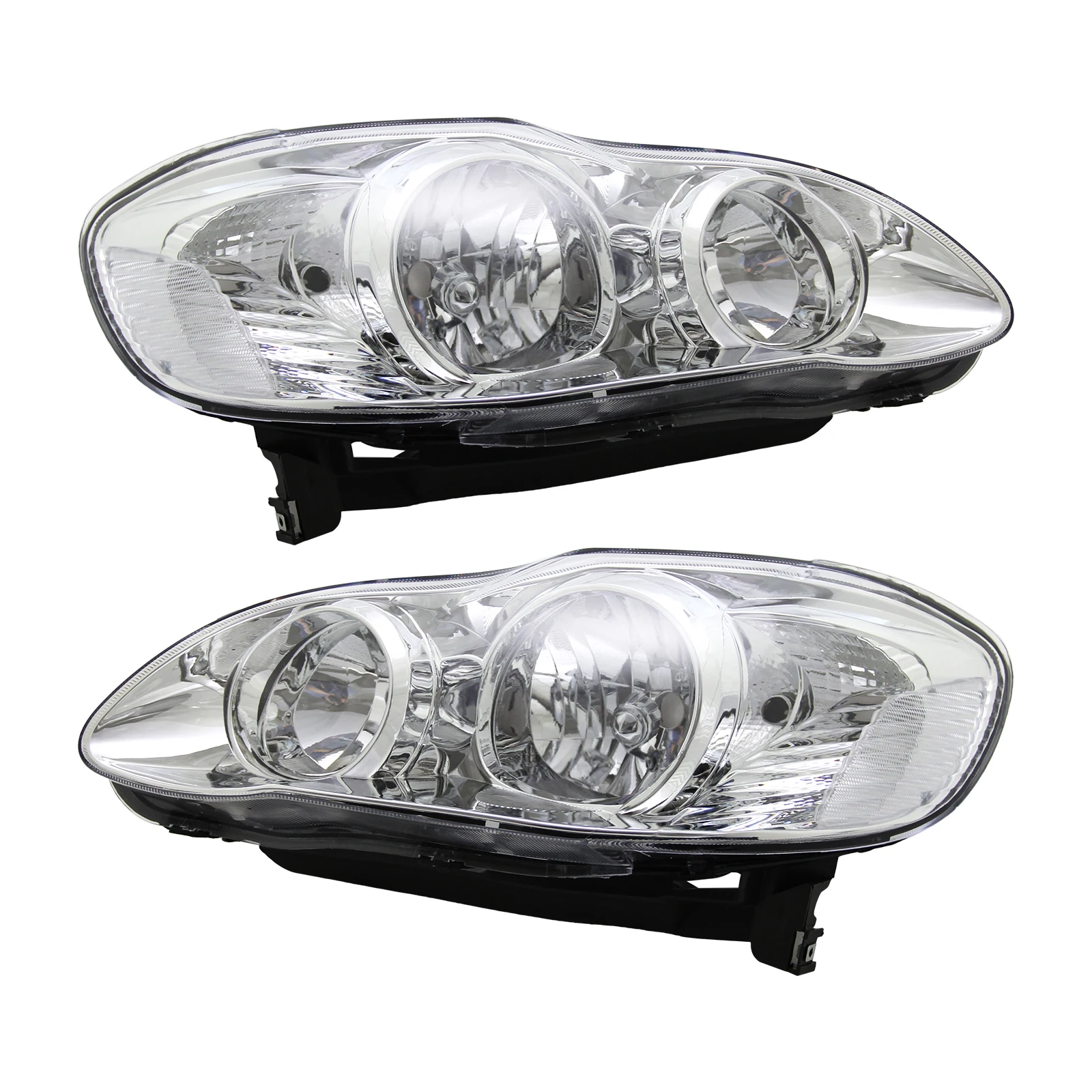 

Car Headlight ASSY for 03-08 Toyota Corolla,Clear Lens, 1 Pair Headlamps