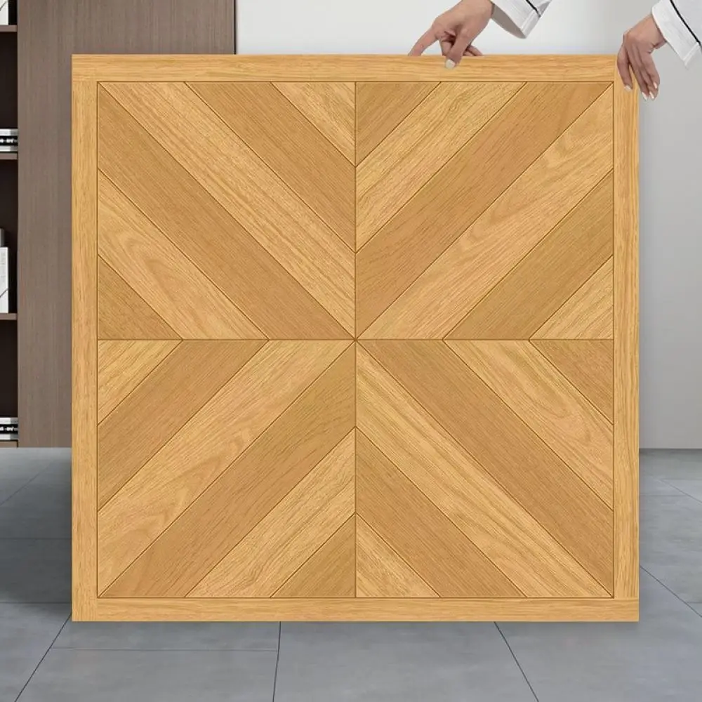 Herringbone Pattern Floor Stickers Vinyl Sheet Waterproof Self Adhesive Thickened Tile For Kaiqi House Interior Surface