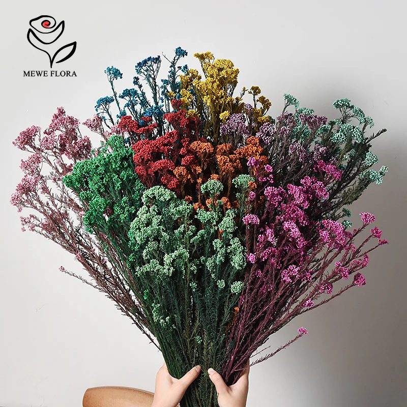 Nature Dried Eternal Rice Flower Bouquet Autumn Home Decoration Fresh Immortal Millet Flowers Christma Decor Wedding Arrangement