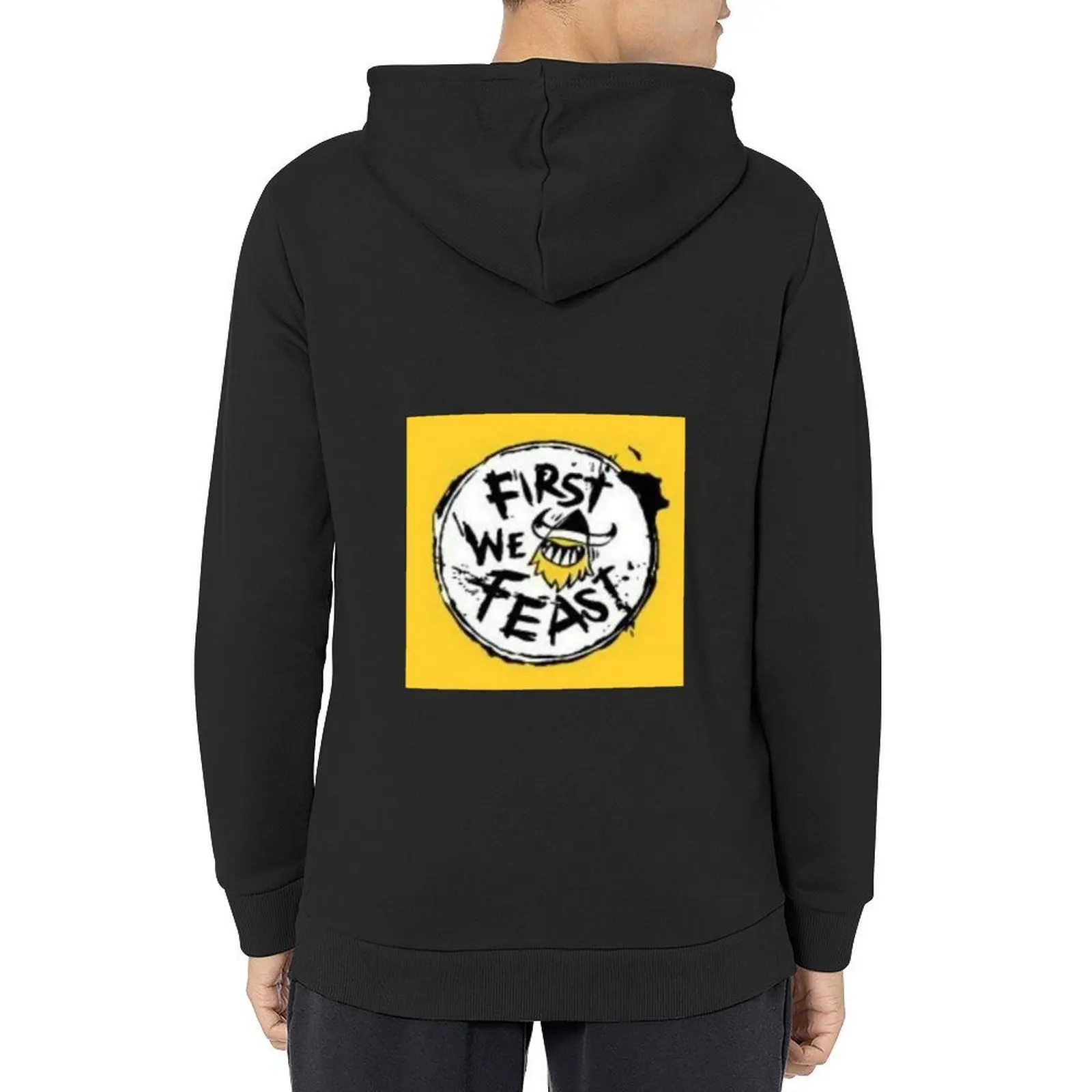 

First we Feast Hoodie men clothes men's sweat-shirt japanese style male clothes oversized hoodie