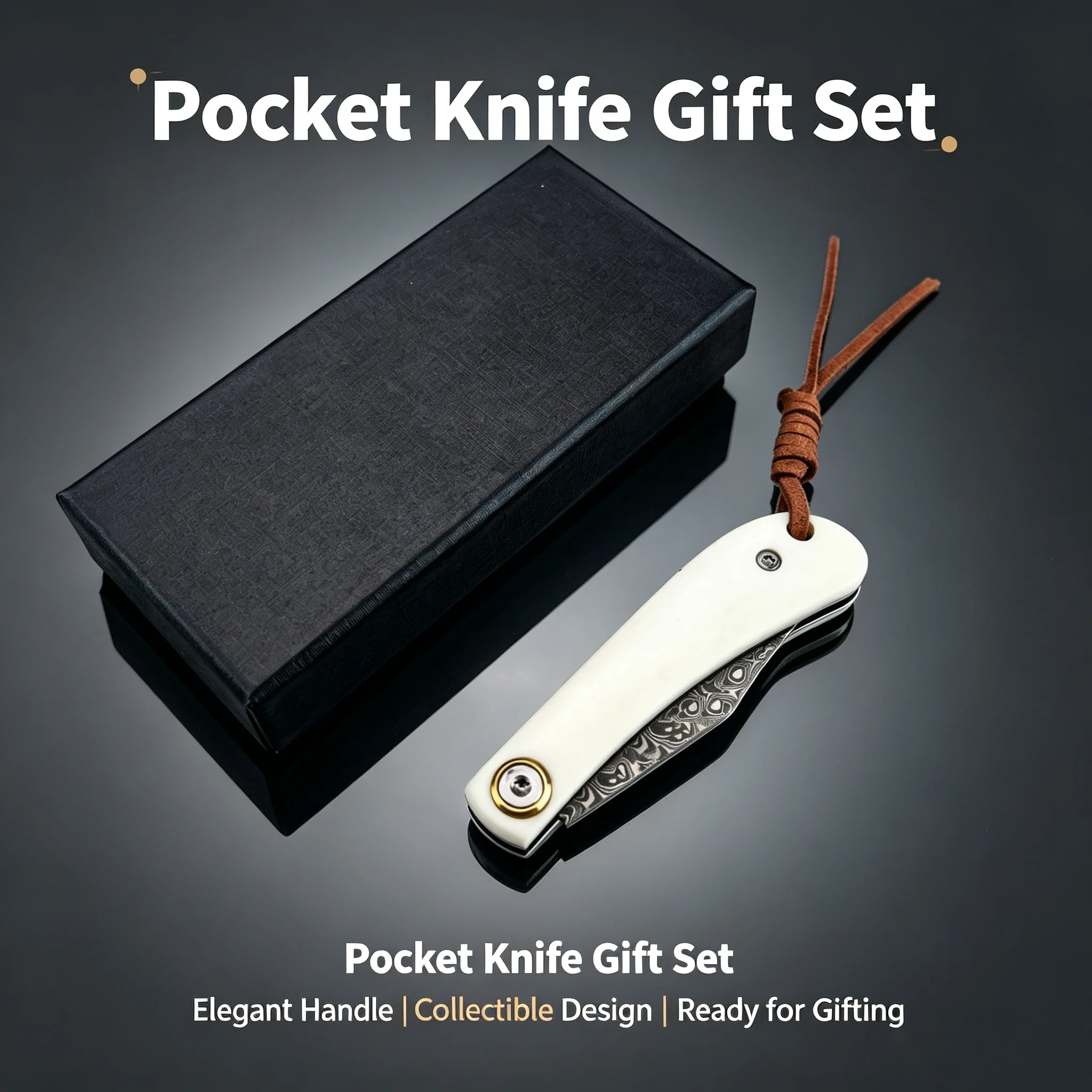 Couteau de poche pliant Damas - Bone Folder Tool avis et prix