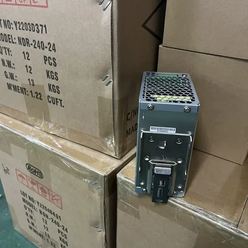 NDR-240-24 Taiwan Mingwei 12/48V rail switching power supply 75/120/480W DC transformer DRP