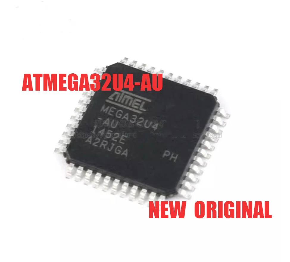 (2PCS)100% New ATMEGA32U4 ATMEGA32U4-AU QFP-44 Chipset