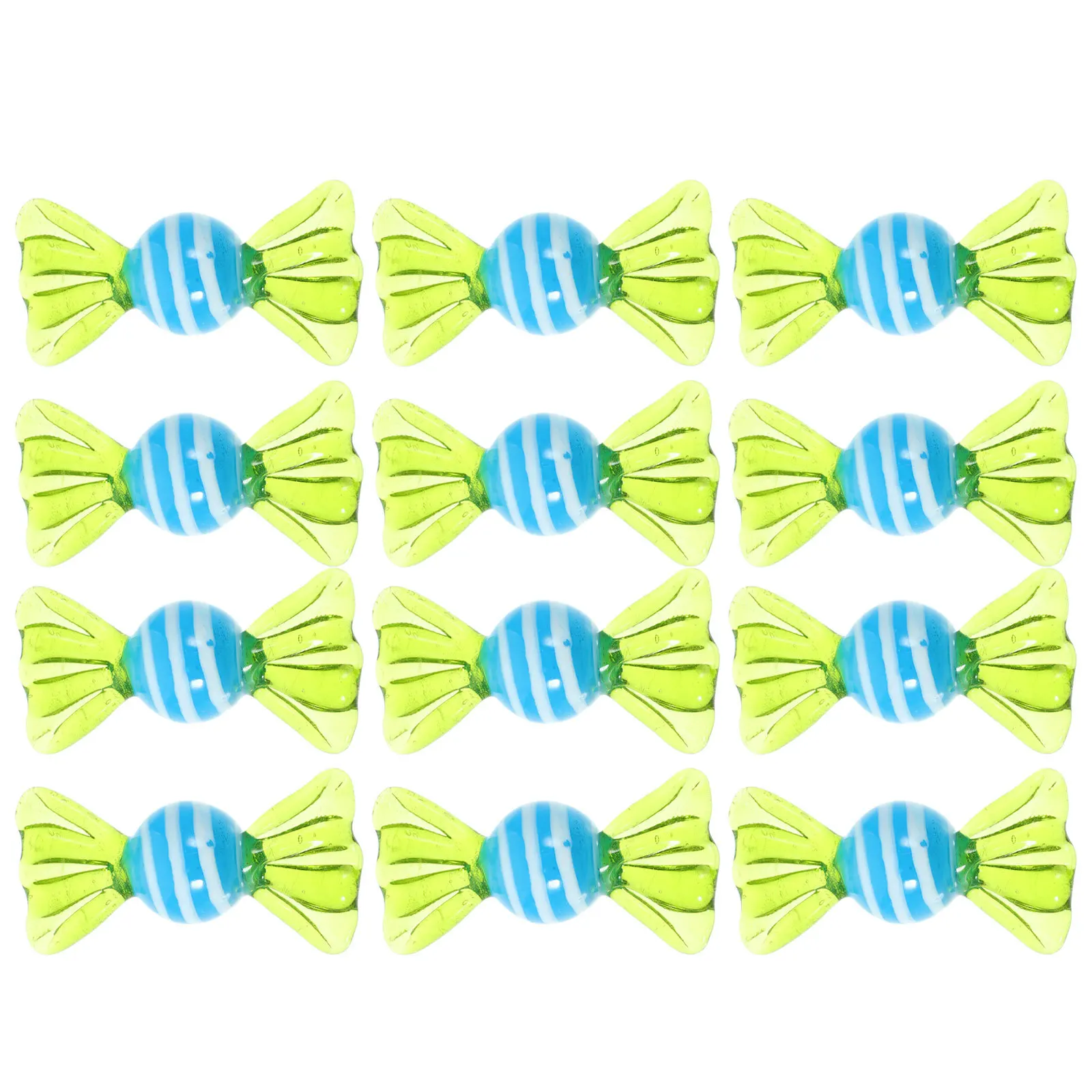 

12Pcs Lifelike Glass Candy Ornaments Colorful Desktop Decorations Crystal Candy Sculpture Home Decoration Home Decoration