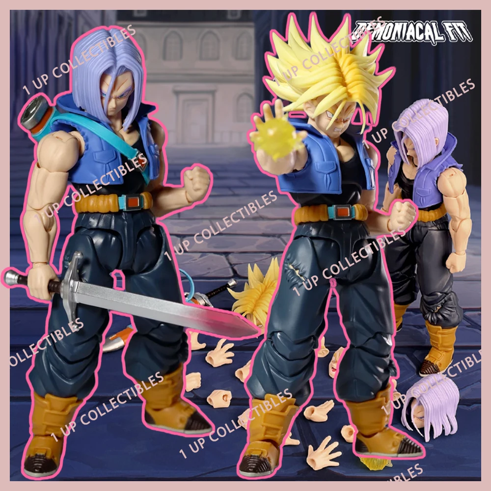 

Demoniacal Fit Torankusu Action Figure Super Saiyan Dragon Ball Z Trunks Figure The Boy From The Future Collect Hobby Model Toy