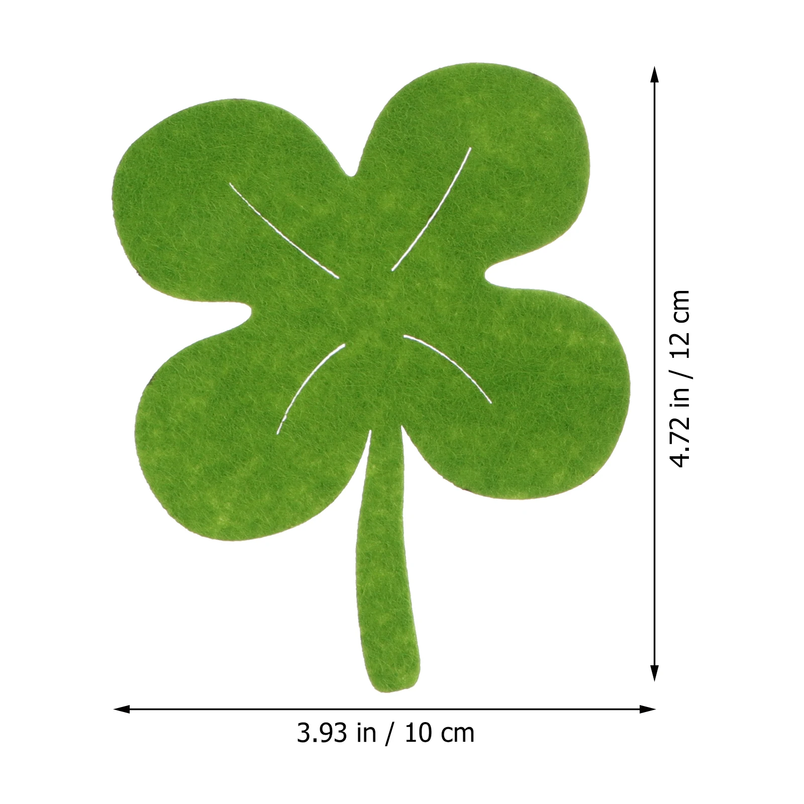 

Four Leaf Clover Coaster Cup Pads Cloth Decorations for Table Tea Party Home Use St Patrick Mats Placemat
