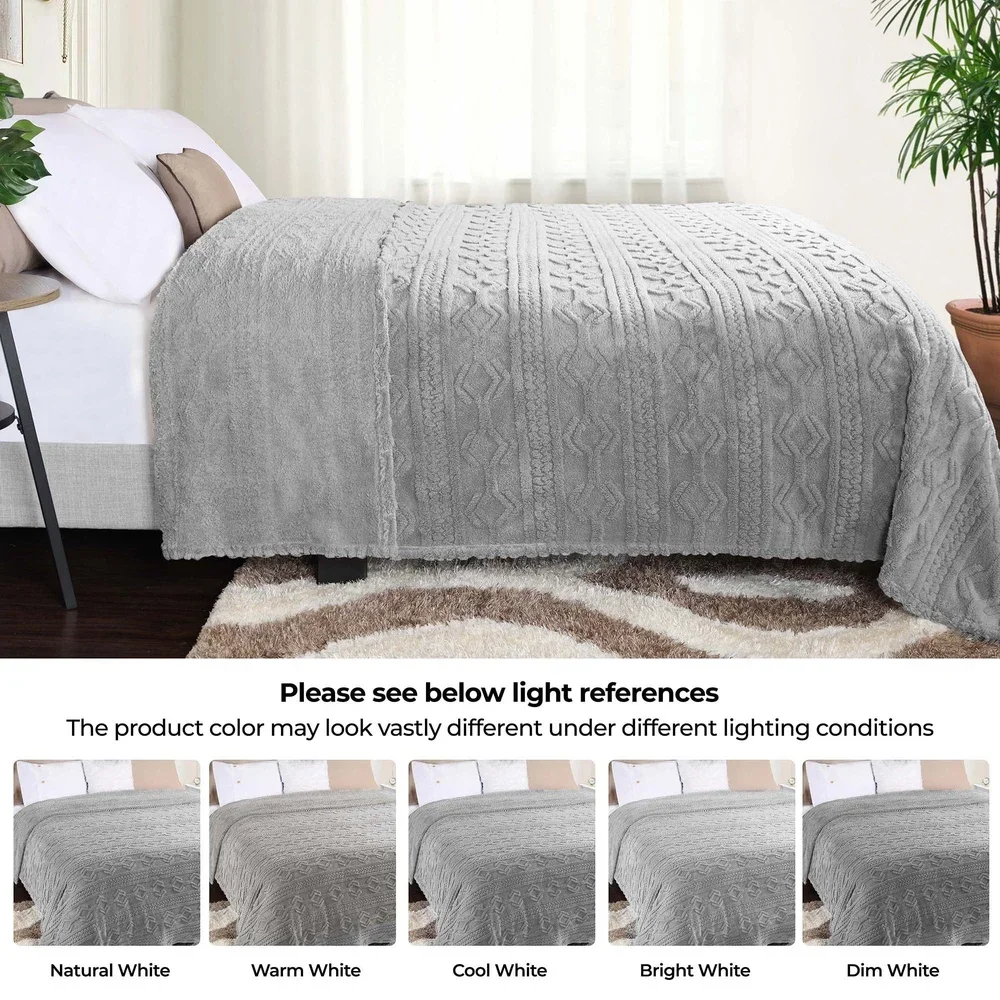 البلاتين القطب الشمالي الصوف بوهو متماسكة الجاكار رمي بطانية لينة تنفس الزخرفية بطانية غرفة المعيشة غرفة نوم ديكور المنزل