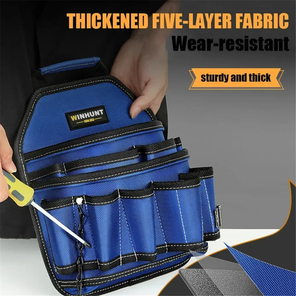 NEW Release Quick Tool Waist Bag with Belt for Carpenter Electrician Tools Tool Pouch High-quality Multifunction Tool Organizer