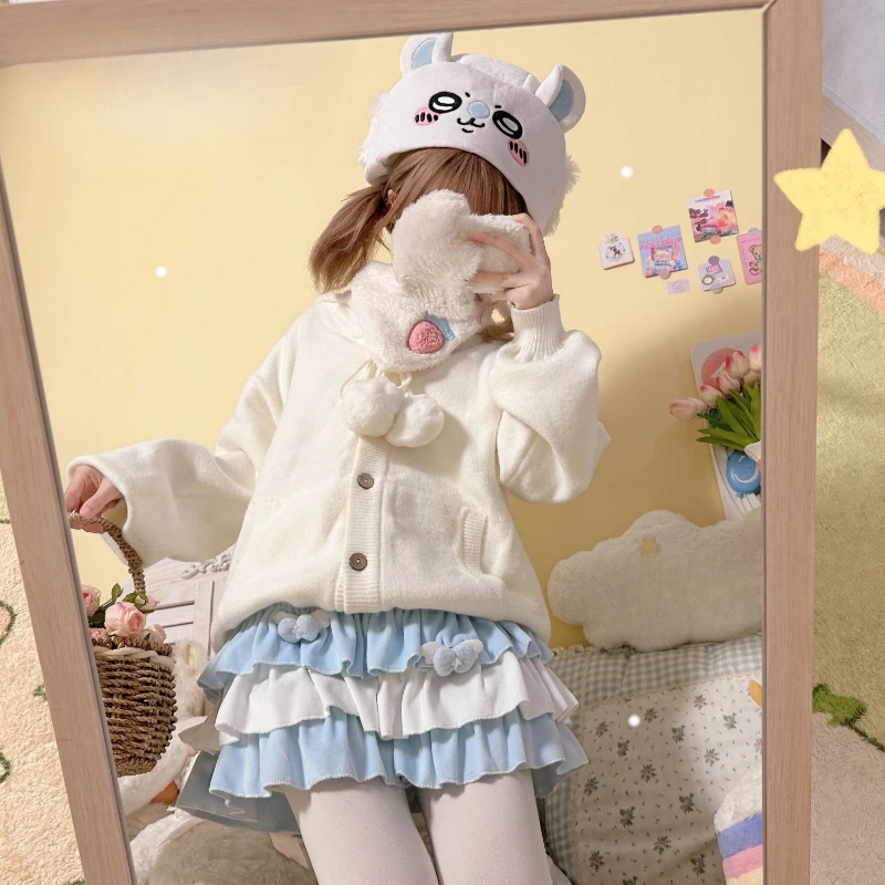 일본 대비 색 패치 워크 스위트 여성 스커트 Y2k 미적 a 라인 프릴 미니 스커트 하라주쿠 귀여운 윙 그런지 Faldas