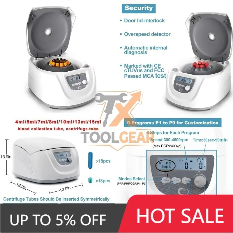 2026hotsale* IKEME Laboratory Clinical Low Speed Platelet Rich Plasma Centrifugal CGF PRF Medical Micro Centrifuge