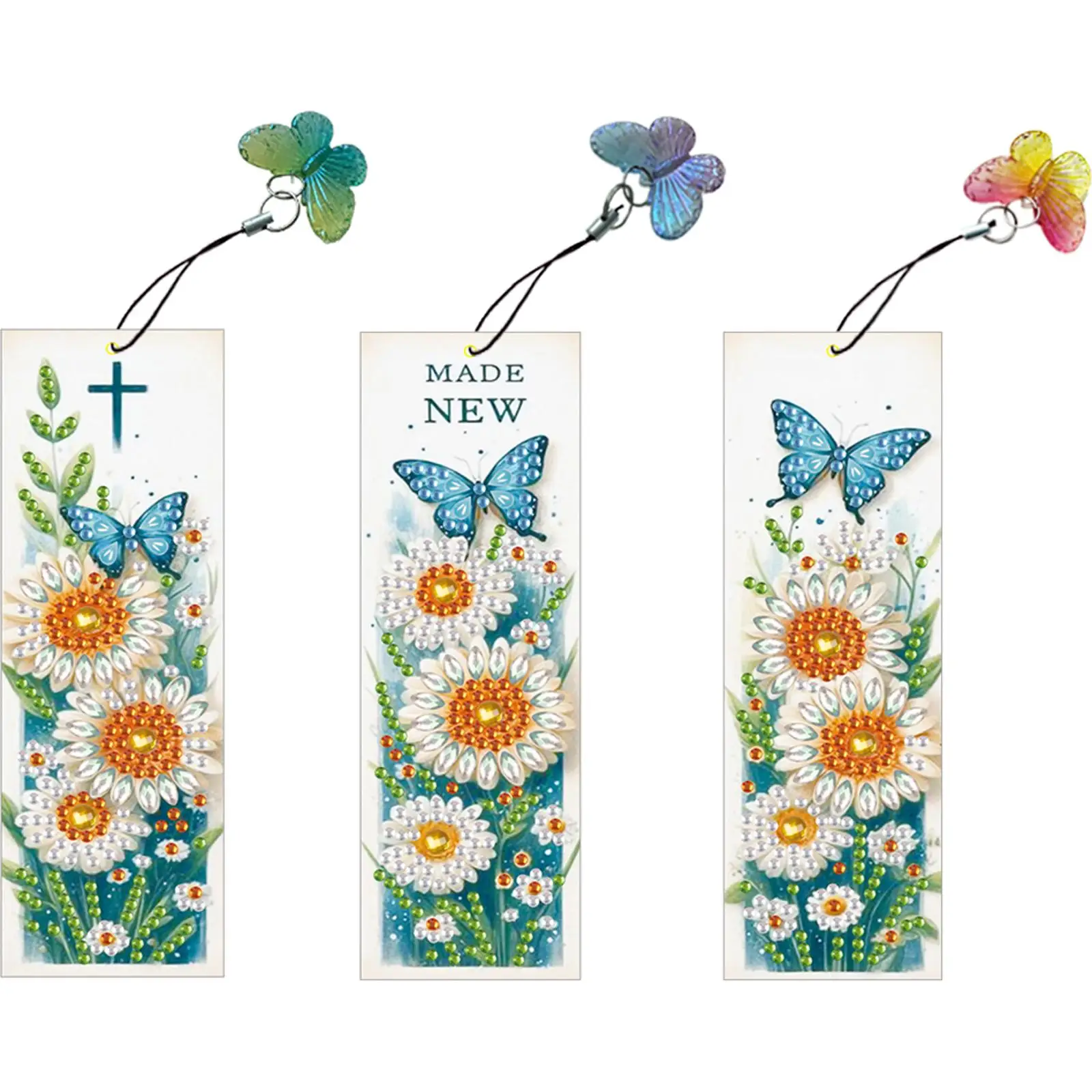 

Набор из 3 закладок для книг в форме воздушного шара с алмазной вышивкой, для творчества, DIY, наборы для алмазной вышивки