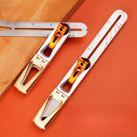 Multi-functional Dovetail Tenon Gauge Woodworking Adjustable Combination Angle Ruler Universal Angle Measuring and Marking Gauge