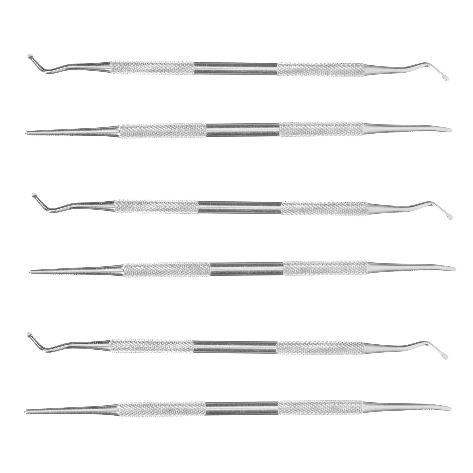 6 PCS Ingrown Cleanup Nail Kit Toenail Cuticle Removers Pedicure Small Tools Dirt Cleaning Utensils Care