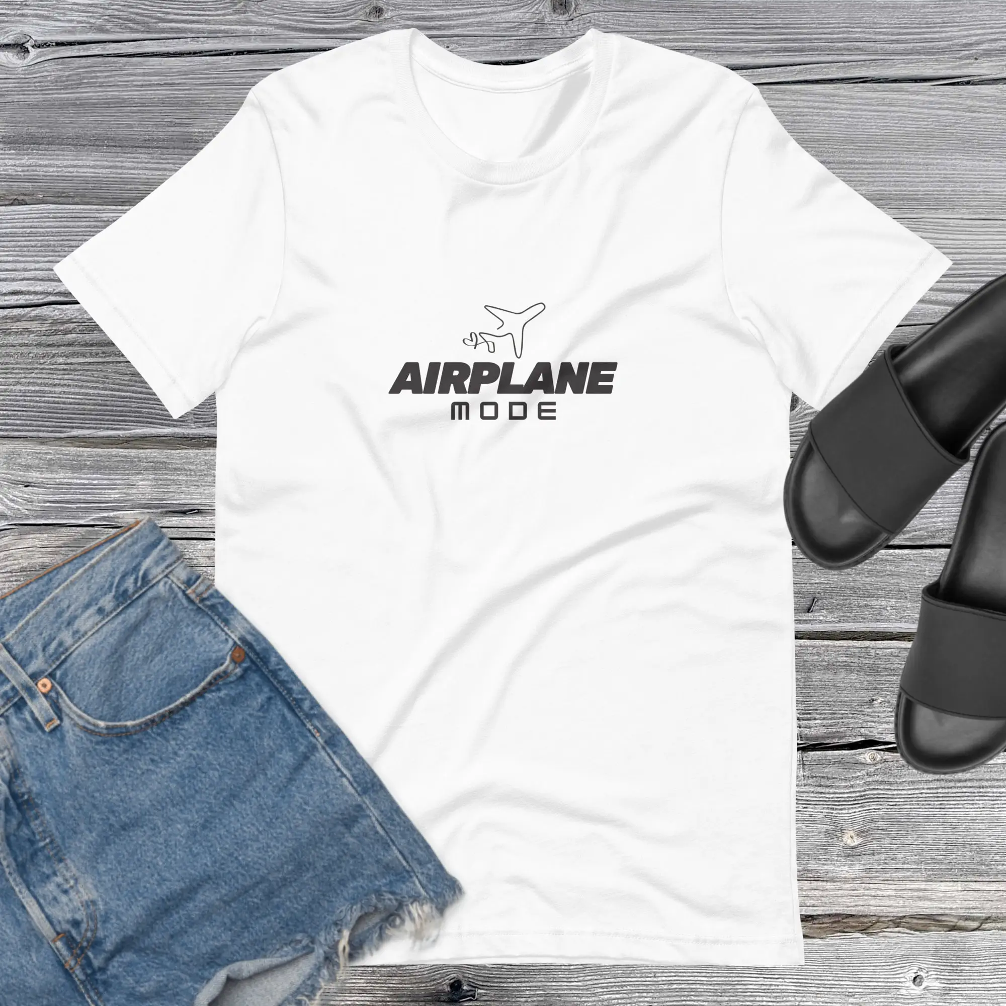 Airplane Mode GifT T Shirt Travel Aviator for Traveler Vacation Pilot Present