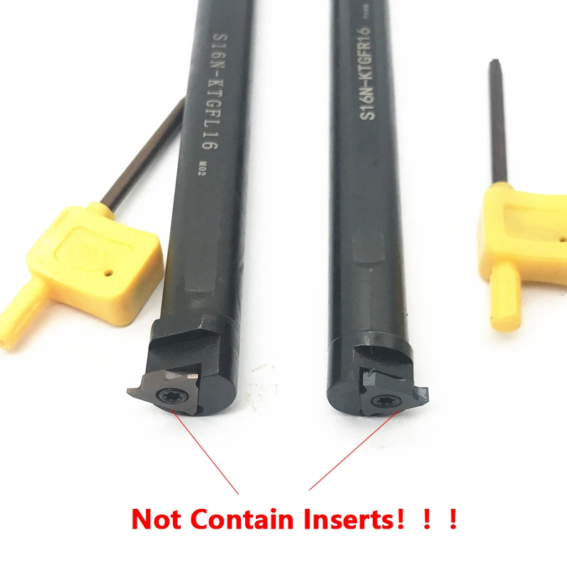 Ferramenta Interna KTGFR 16mm 20mm 25mm Torno Slotting Cutter Shank S16N-KTGFR16 S20Q-KTGFR16 S25R-KTGFR16 Face CNC Groove Tool