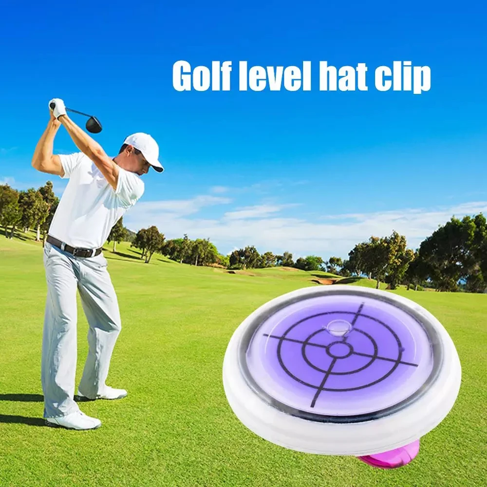 

Sports Level Reading Golf Cap Clip Slope Putting Ball Marker Golf Hat Clip Golf Level Hat Clip Golf Level Marker Slope Level