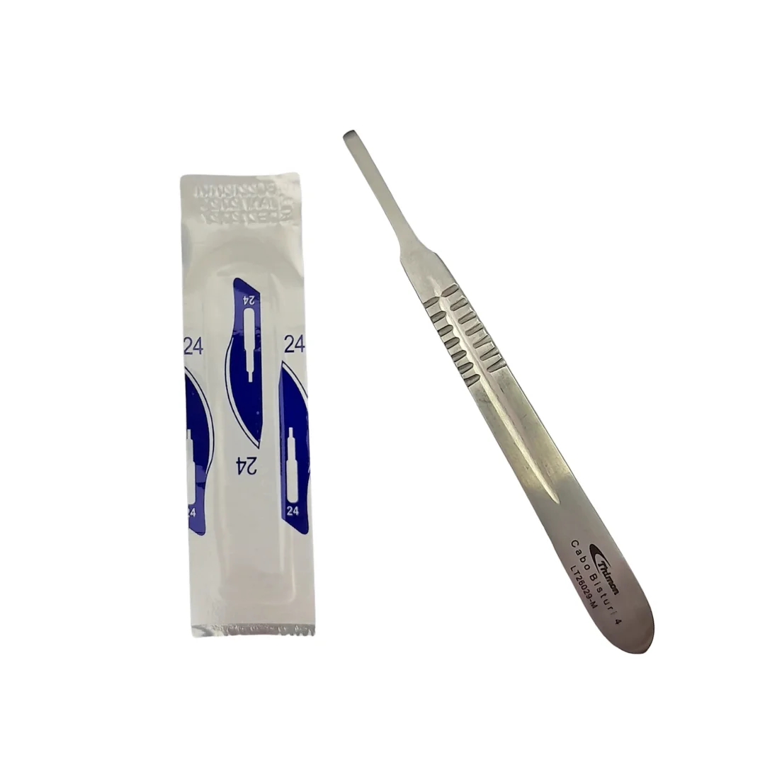 Lamina Scalpel 24 Bioland 10 PCs and Cable 4 Thimon 1 PCs