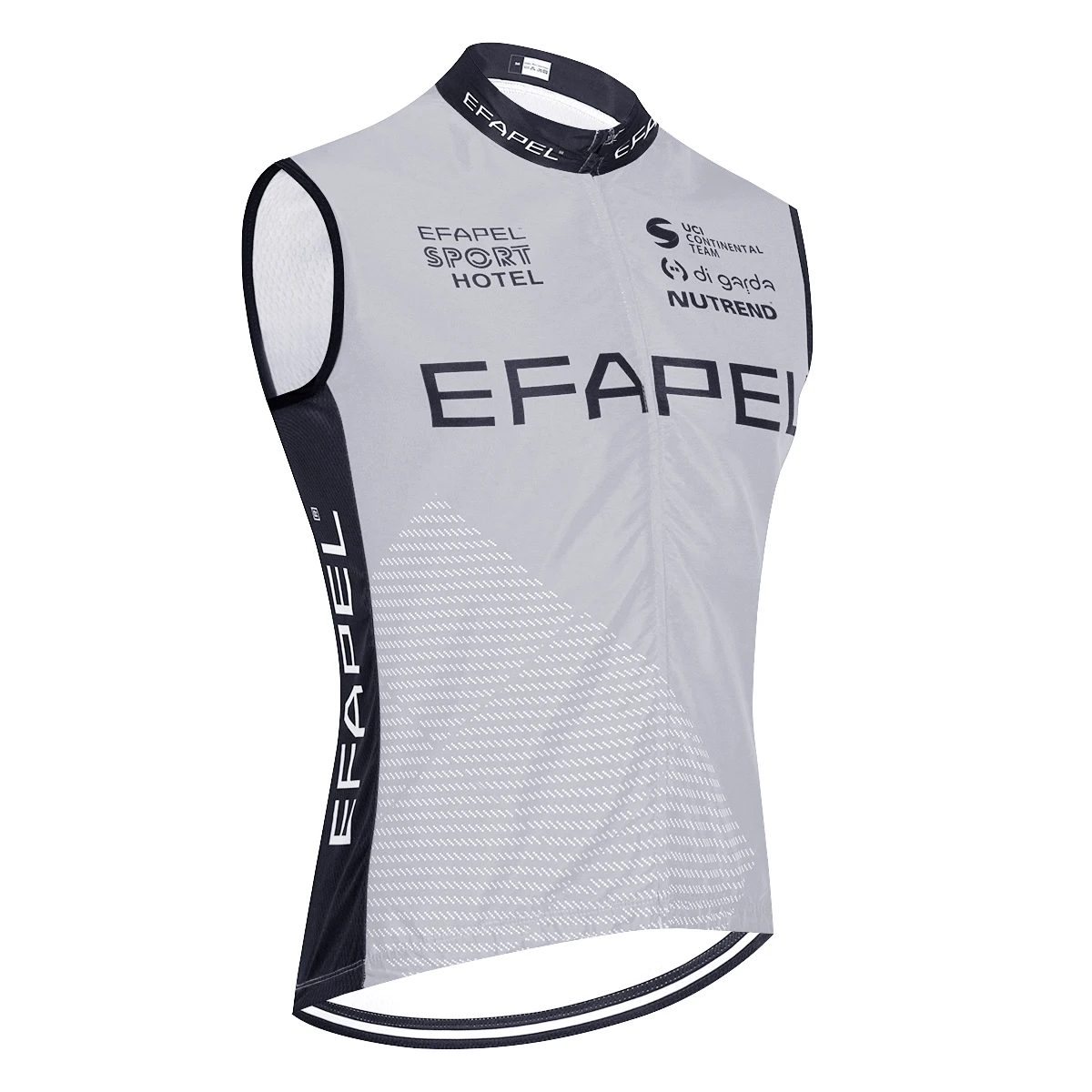 New Grey EFAPEL Cycling Windbreaker 2024 Team Pro Bike Vest Jersey Men Women Summer Ropa Ciclismo Sleeveless Bicycle T-shirt