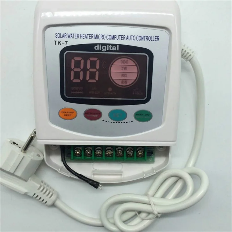 220VAC 110VAC 1500W Solar Water Heater Water Temperature Level Controller TK-7 Microcomputer intelligent heating