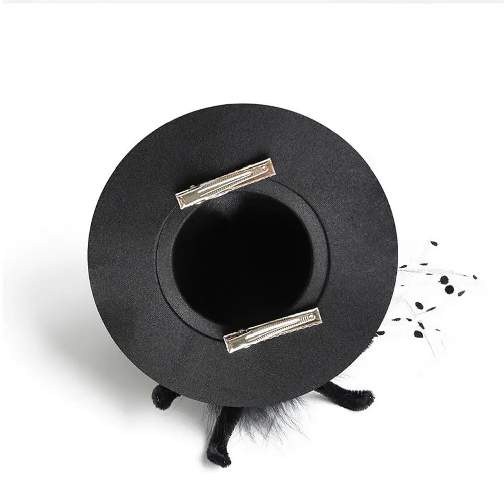 

1Pcs Stylish Witch Hat Hair Clip Compact Lightweight Halloween Headdress for Costume Party Everyday Use Spooky Hairpin