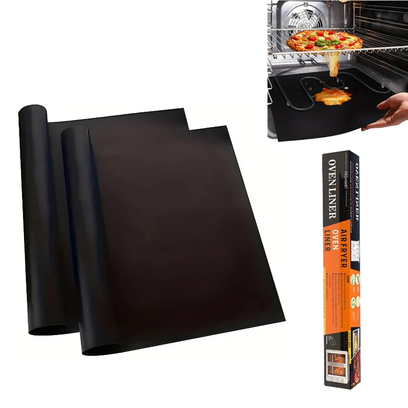 Estera para parrilla multifuncional, estera para horno microondas, revestimiento para parrilla doméstica, reutilizable, resistente a altas temperaturas, accesorios para hornear