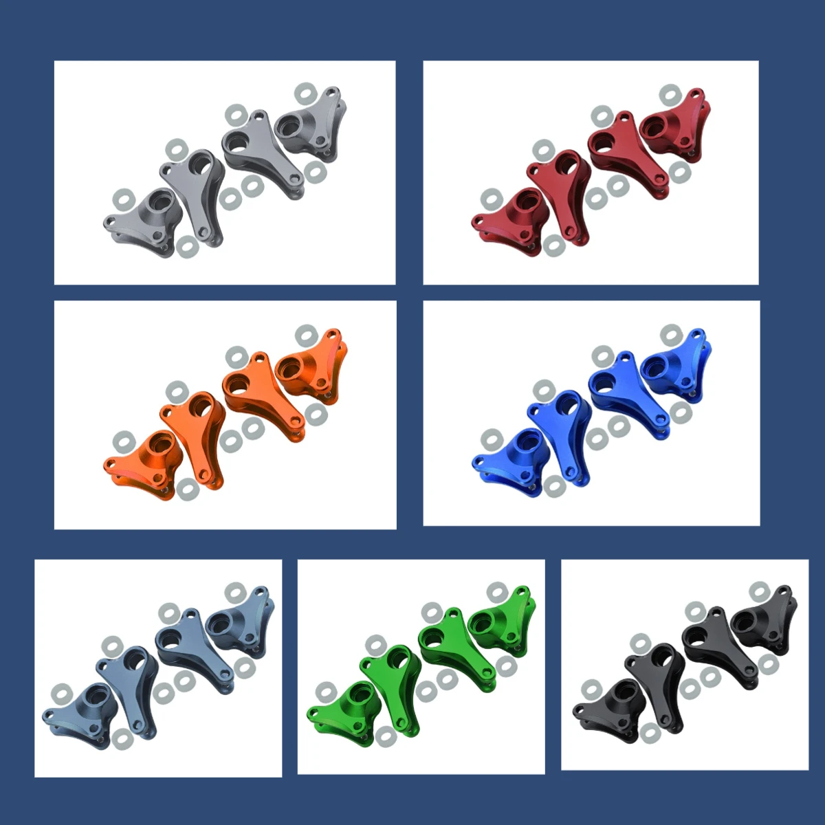 

GPM TRAXXAS 1/16 Mini E-Revo For Aluminum Front & Rear Rocker Arm