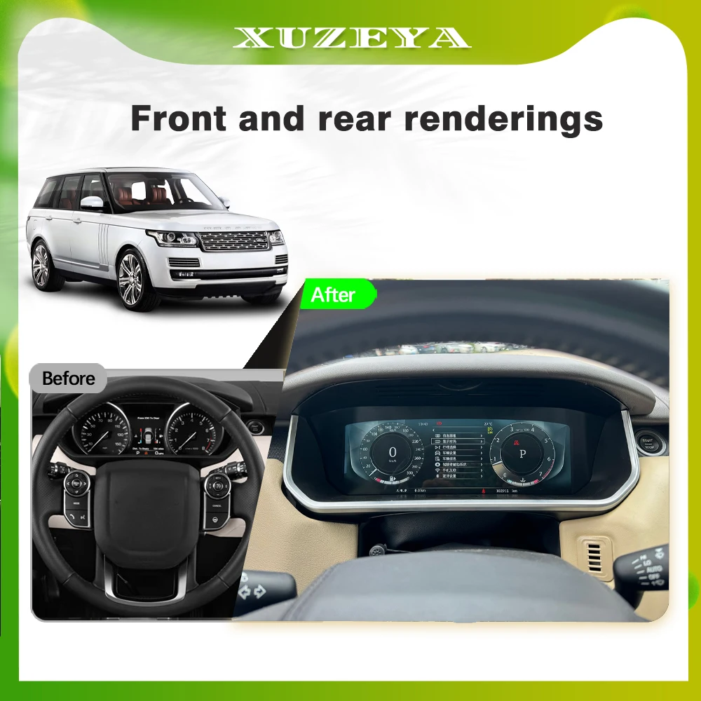 Digital Instrument Cluster For Range Rover Sport 2014-2017/Range Rover Vogue 2013-2016 Speedometer,Dashboard Carplay