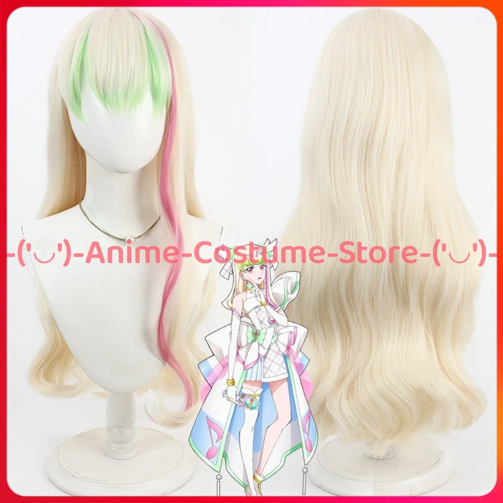 

Парик для косплея You and Idol Pretty Cure Zukyoon, аниме, игровой персонаж, парики для Хэллоуина, карнавала, термостойкие синтетические волосы