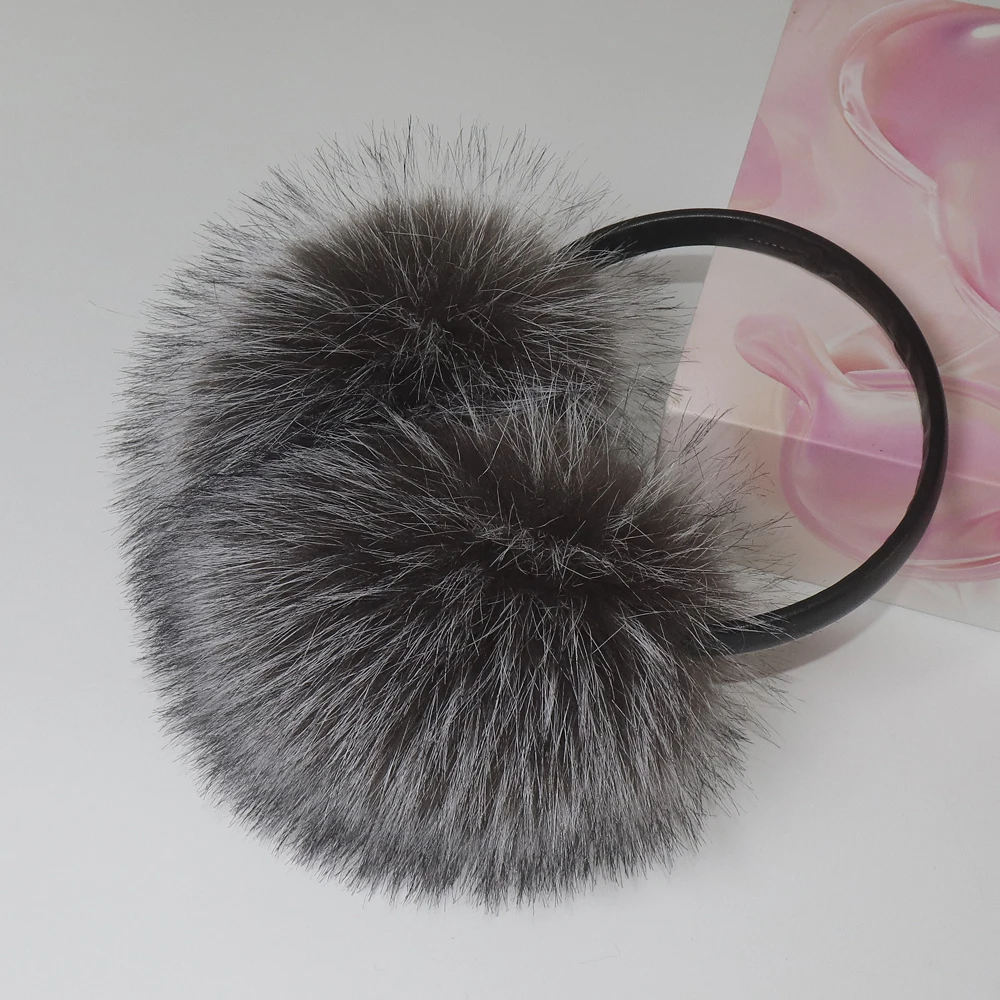 Women Winter Faux Fur Earmuffs Thick Warm Soft Faux Fox Fur Earmuffs Girls Fashion Hight Quality Faux Fox Fur Ear Protection