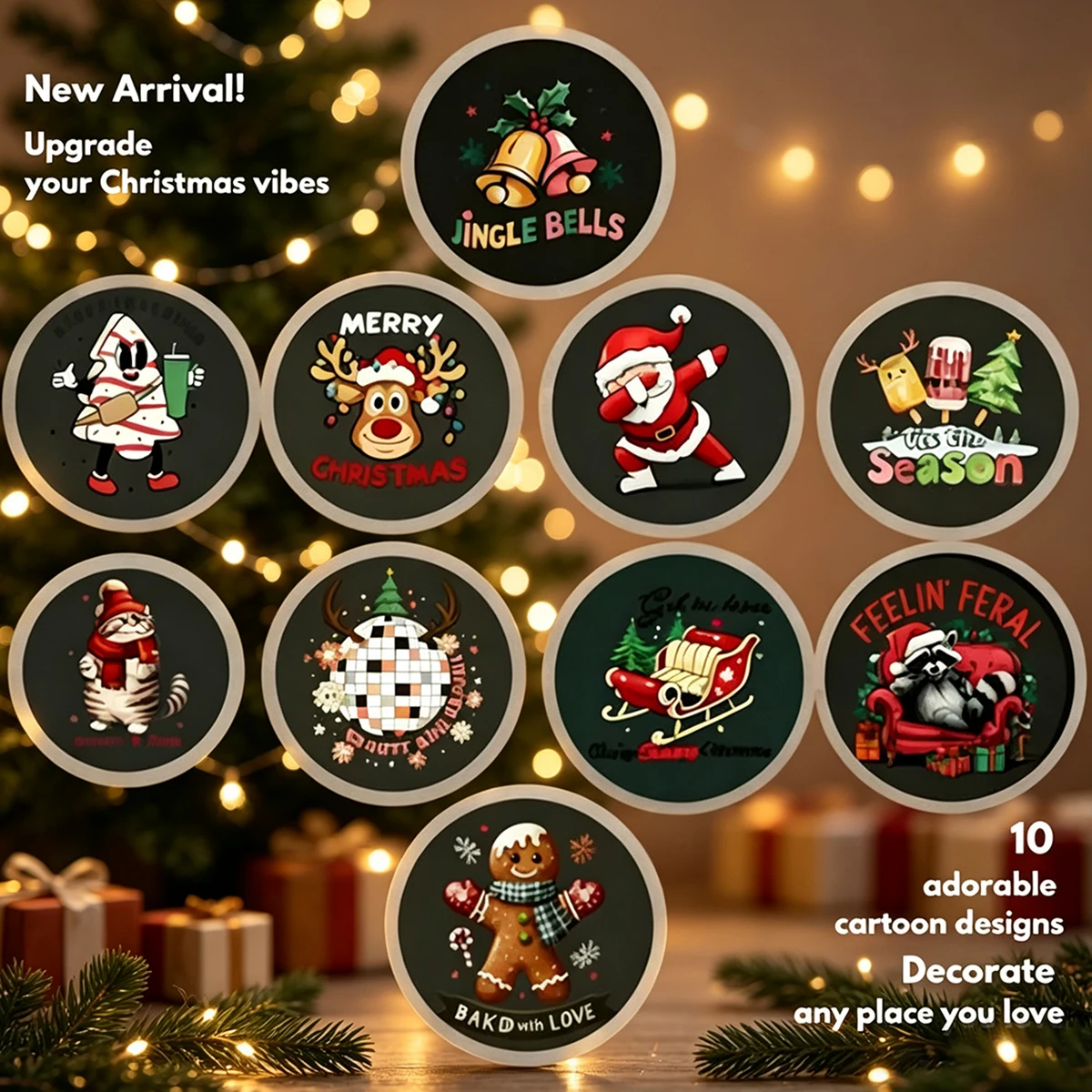 USB Powered LED Lights for Christmas Projection Night Light Suitable for Celebrations Christmas Eve Fairy Tale Themes Home Decor