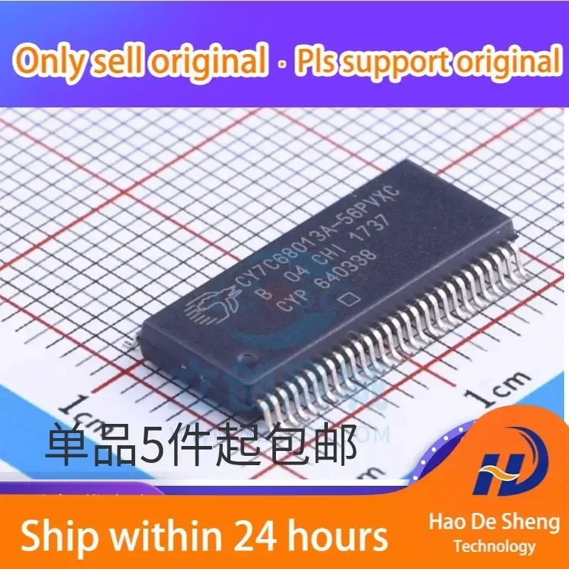 

10 шт./лот CY7C68013A-56PVXC CY7C68013A SSOP-56 Микроконтроллер, новый, оригинальный, в наличии