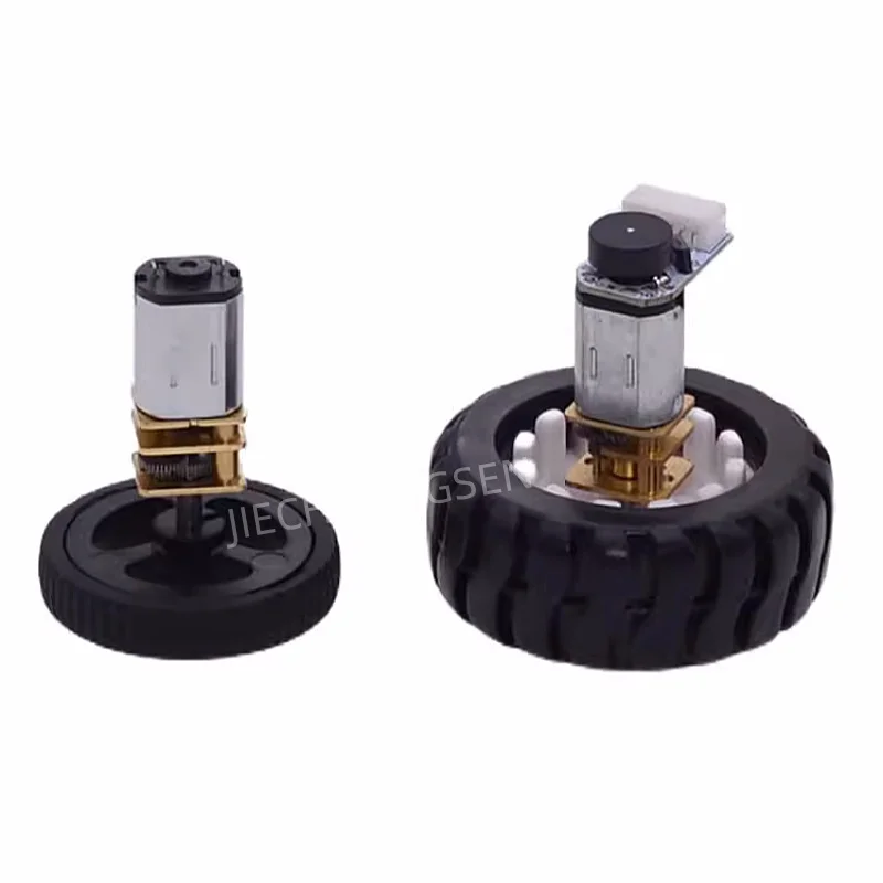 N20 Smart Car Chassis Roboter Kit Getriebe motor Halterung Räder 3 v6v12v kleiner Motor