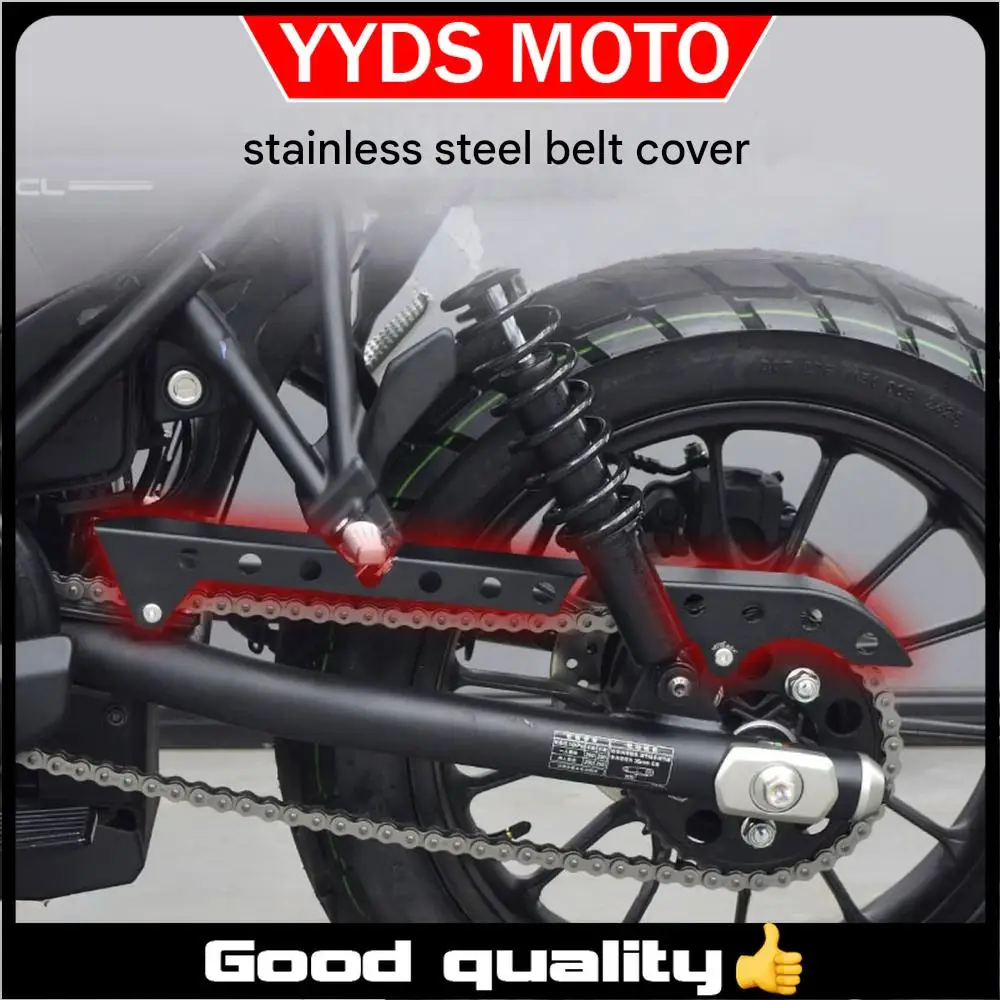 

【Good quality】For Honda CL300 stainless steel chain guard, oil catch cover, chain protector.