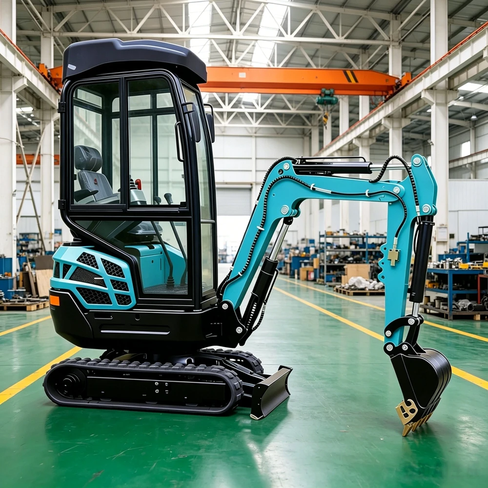 

Mini Excavator Construction 1.0Ton 1.8Ton 2.0Ton 2.5Ton Yanmar engine Diesel engine CE Farming Equipment Cab Fast